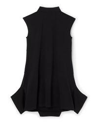 Black / POLO SHIRT DRESS