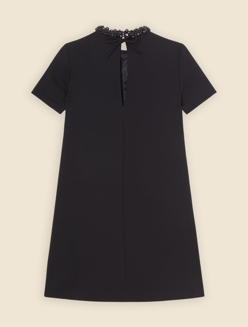 Black / PEARL MINI DRESS