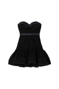 Black / DEGRADE TULLE DRESS