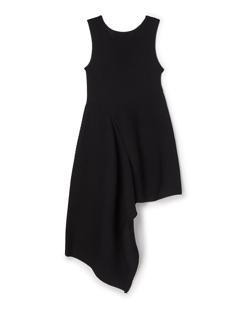 Black / VOLANT PEPLUM TOP