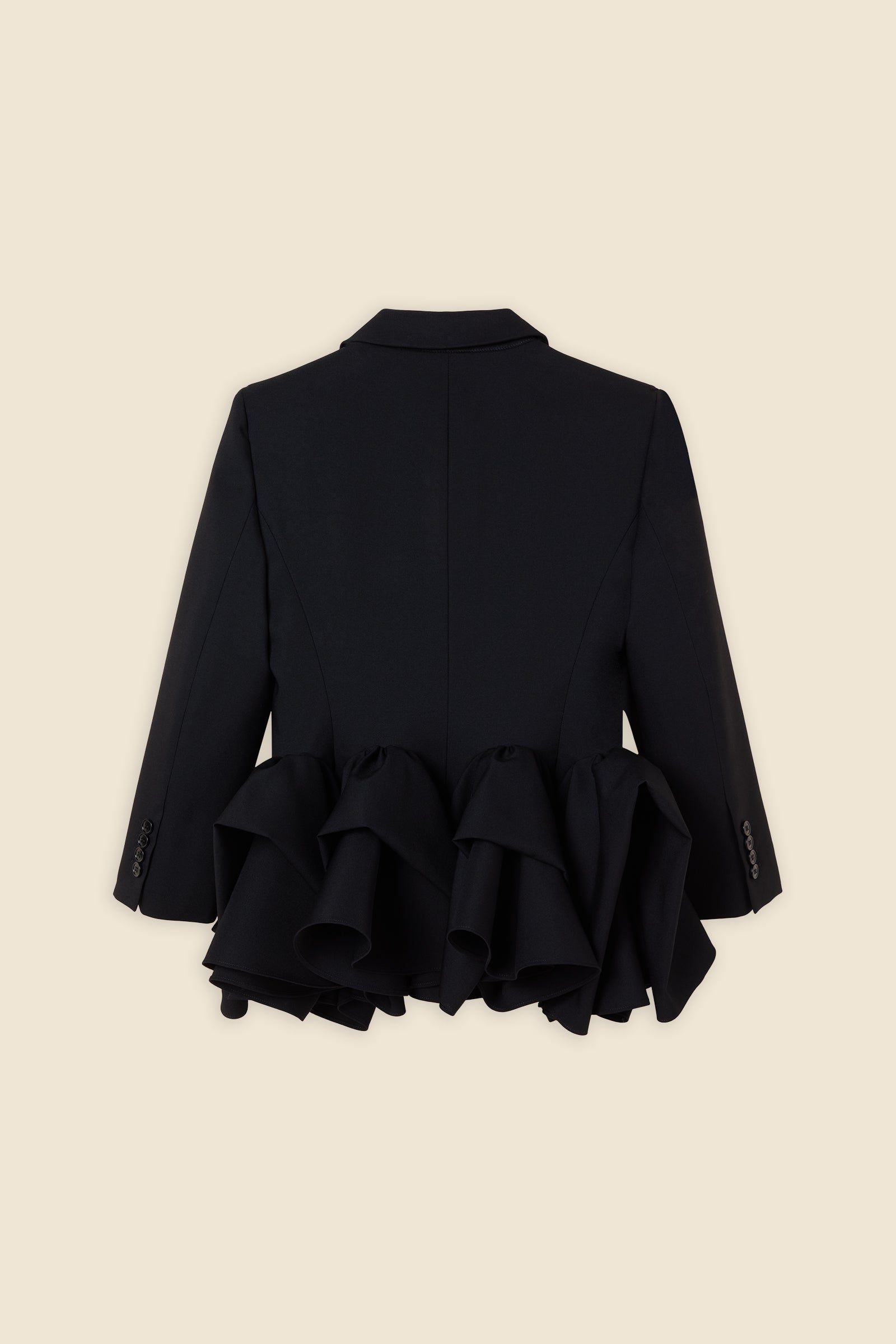 Black / TUCK UP BLAZER