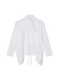 White / VOLANT BACK SHIRT