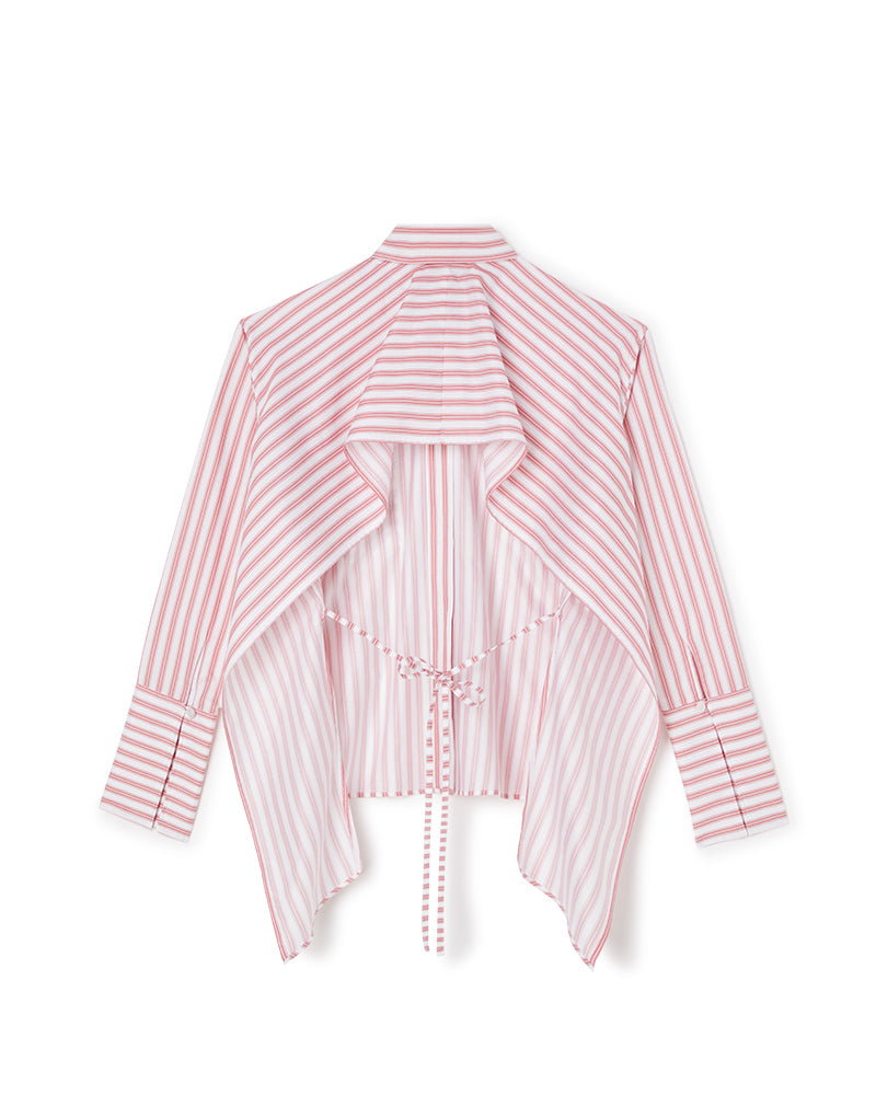 Red / VOLANT BACK SHIRT