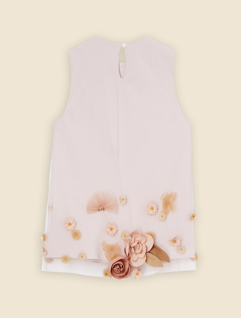 Pink / FLORAL EMBROIDERY TOP