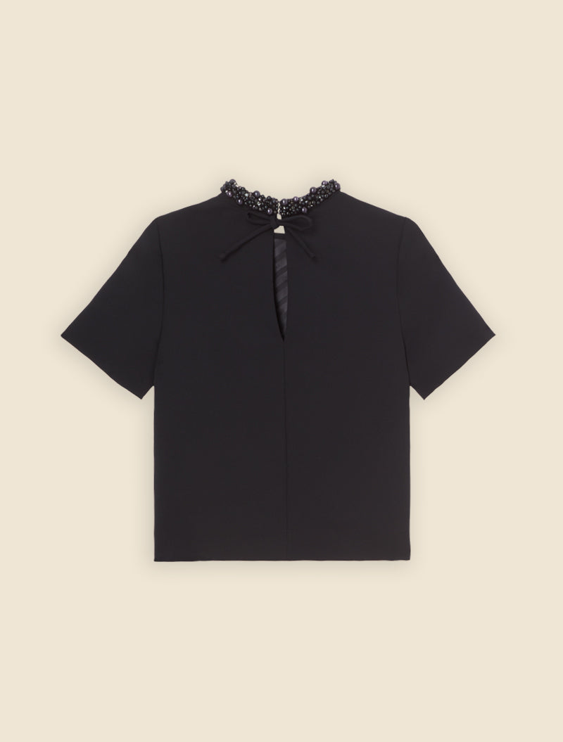 Black / PEARL TOP