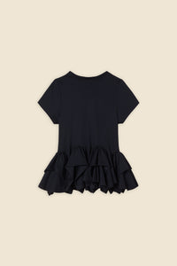 Black / TUCK UP T-SHIRT
