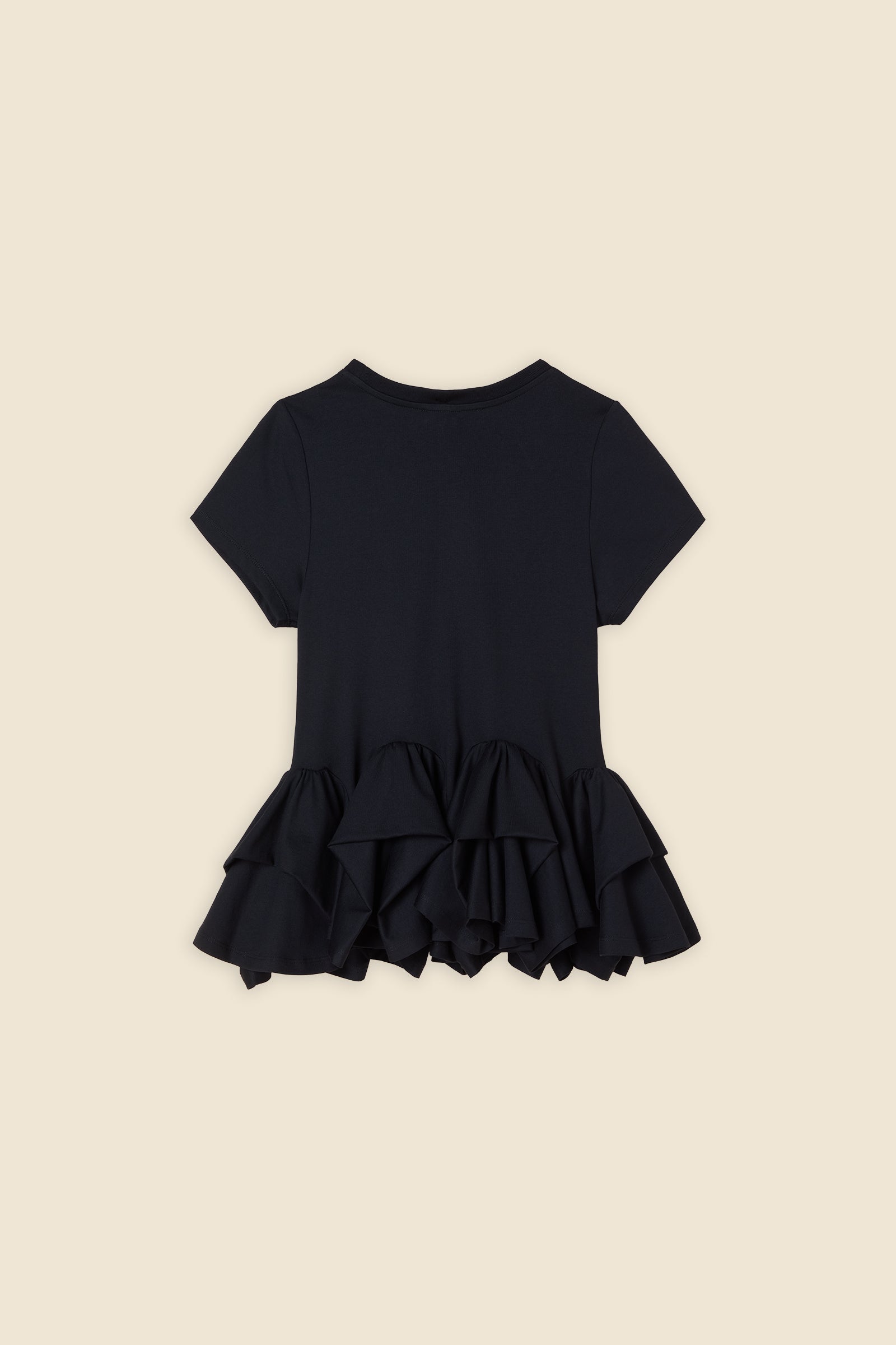 Black / TUCK UP T-SHIRT