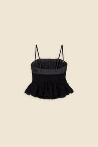 Black / TULLE DEGRADE TOP