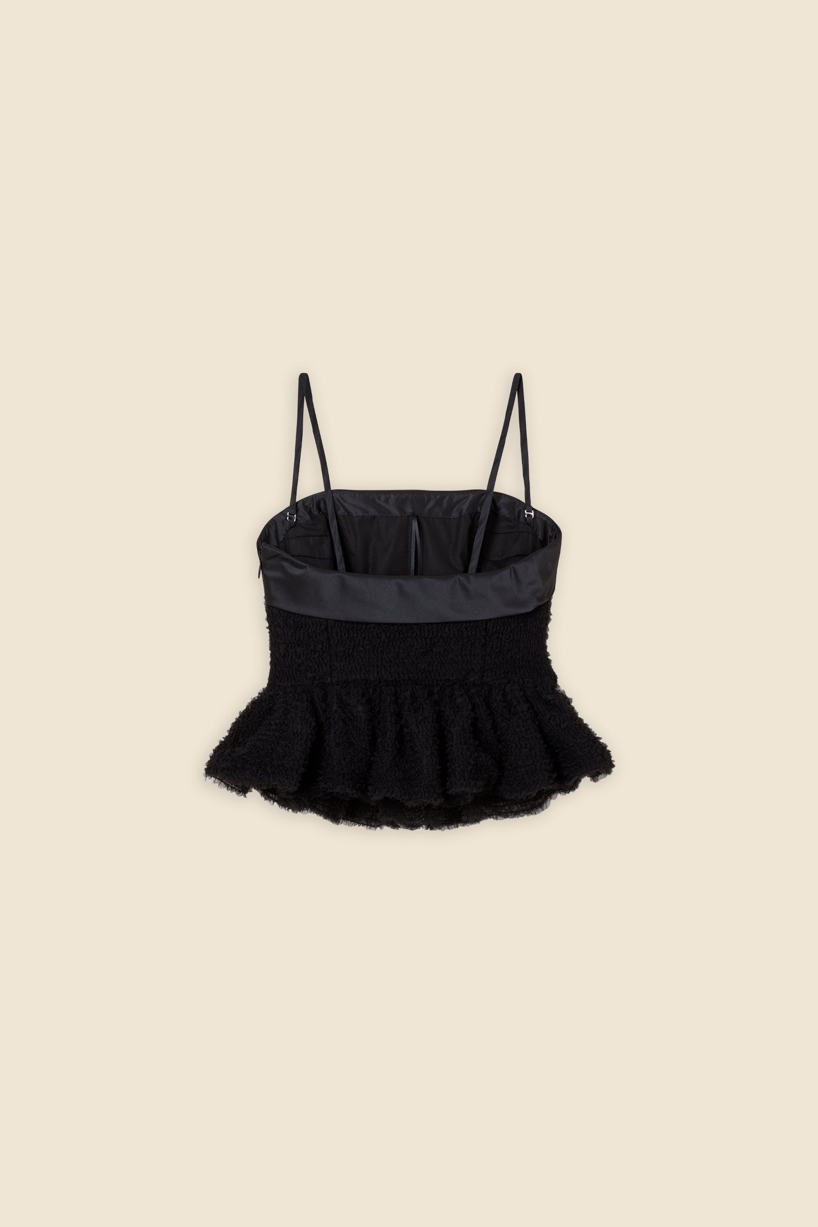 Black / TULLE DEGRADE TOP