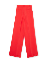Red / WAISTED TAILO TROUSER