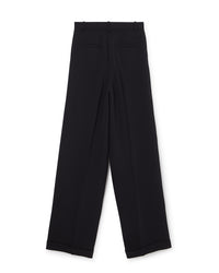 Black / WAISTED TAILO TROUSER