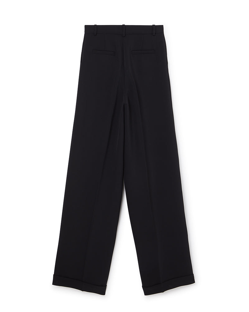 Black / WAISTED TAILO TROUSER
