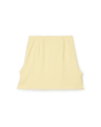 Yellow / ROSE APPLIQUE MINI SKIRT