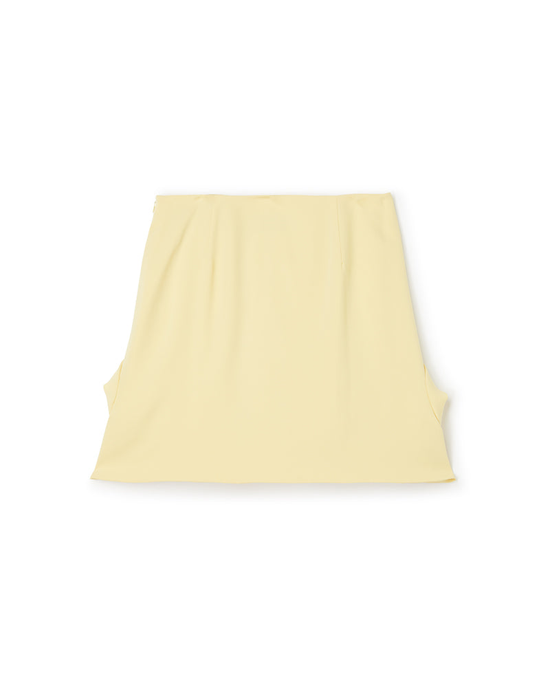 Yellow / ROSE APPLIQUE MINI SKIRT