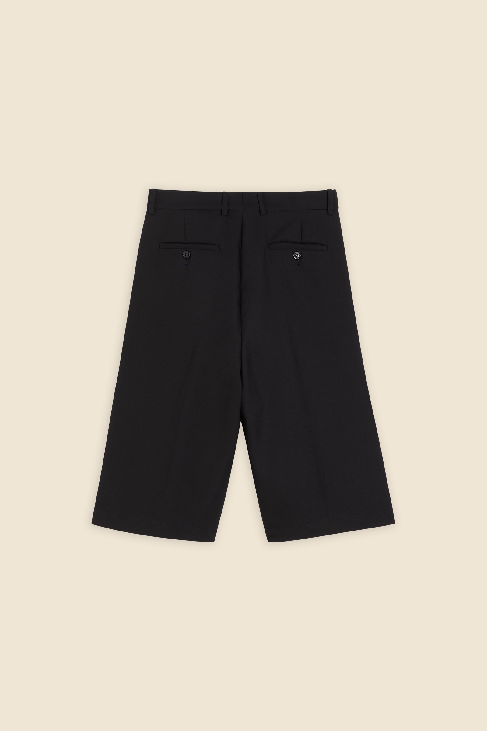 Black / PLEATED CULOTTES