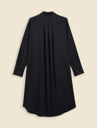 Black / EMBROIDERY PATCH SHIRT DRESS