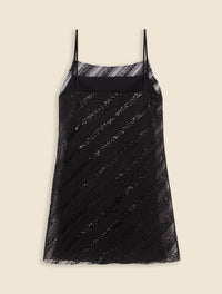 Black / TULLE CAMI DRESS