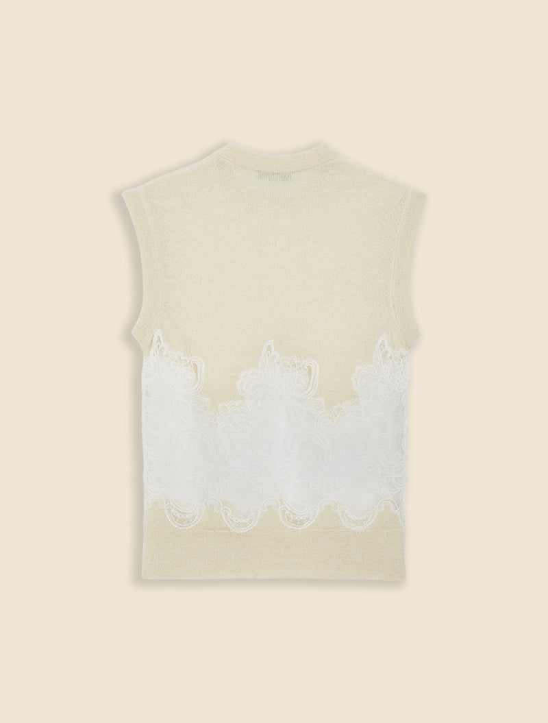 Cream / LACE SPENCER