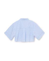 Blue /  CROPPED SHIRT