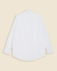 White / EMBROIDERY PATCH SHIRT