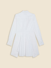 White / GODET SHIRT