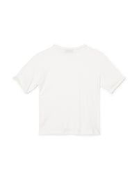 White / BRAID DETAIL T-SHIRT