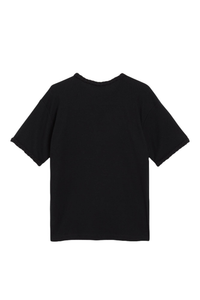 Black / BRAID DETAIL T-SHIRT