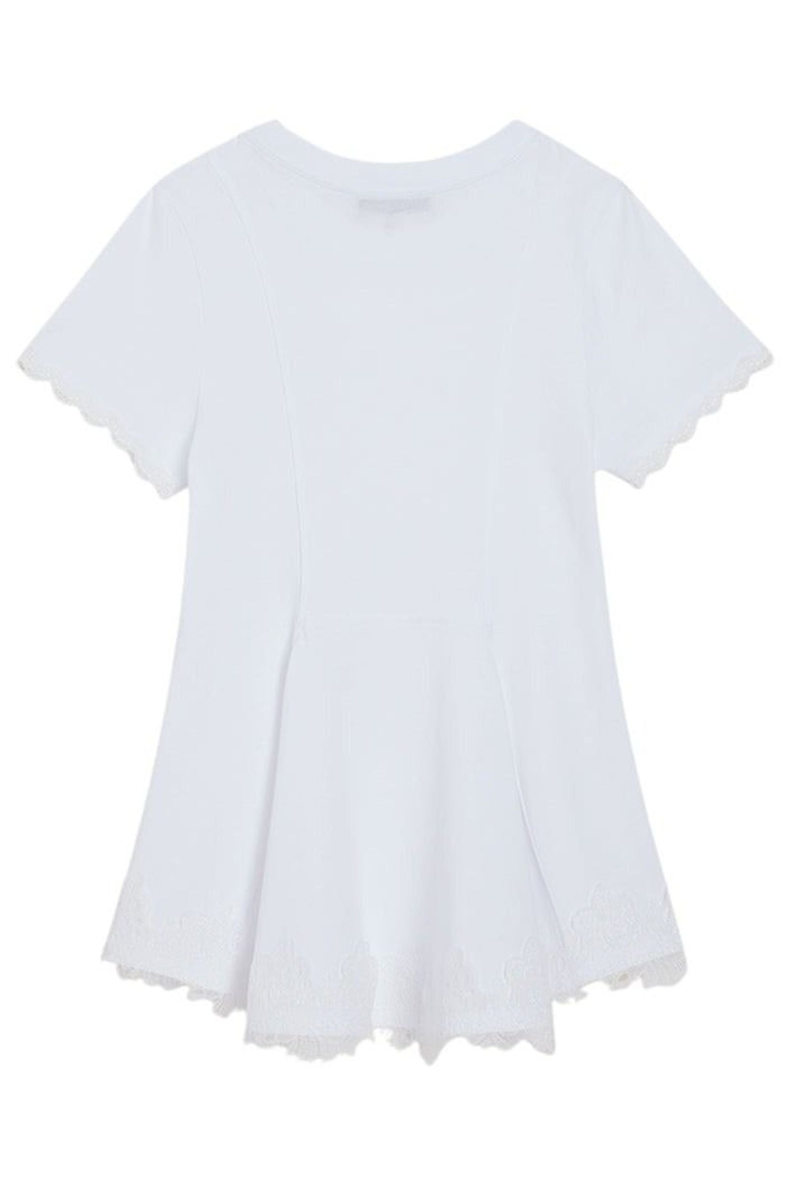 White / GODET T-SHIRT