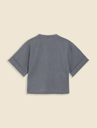Grey / SUITING BOXY T-SHIRT
