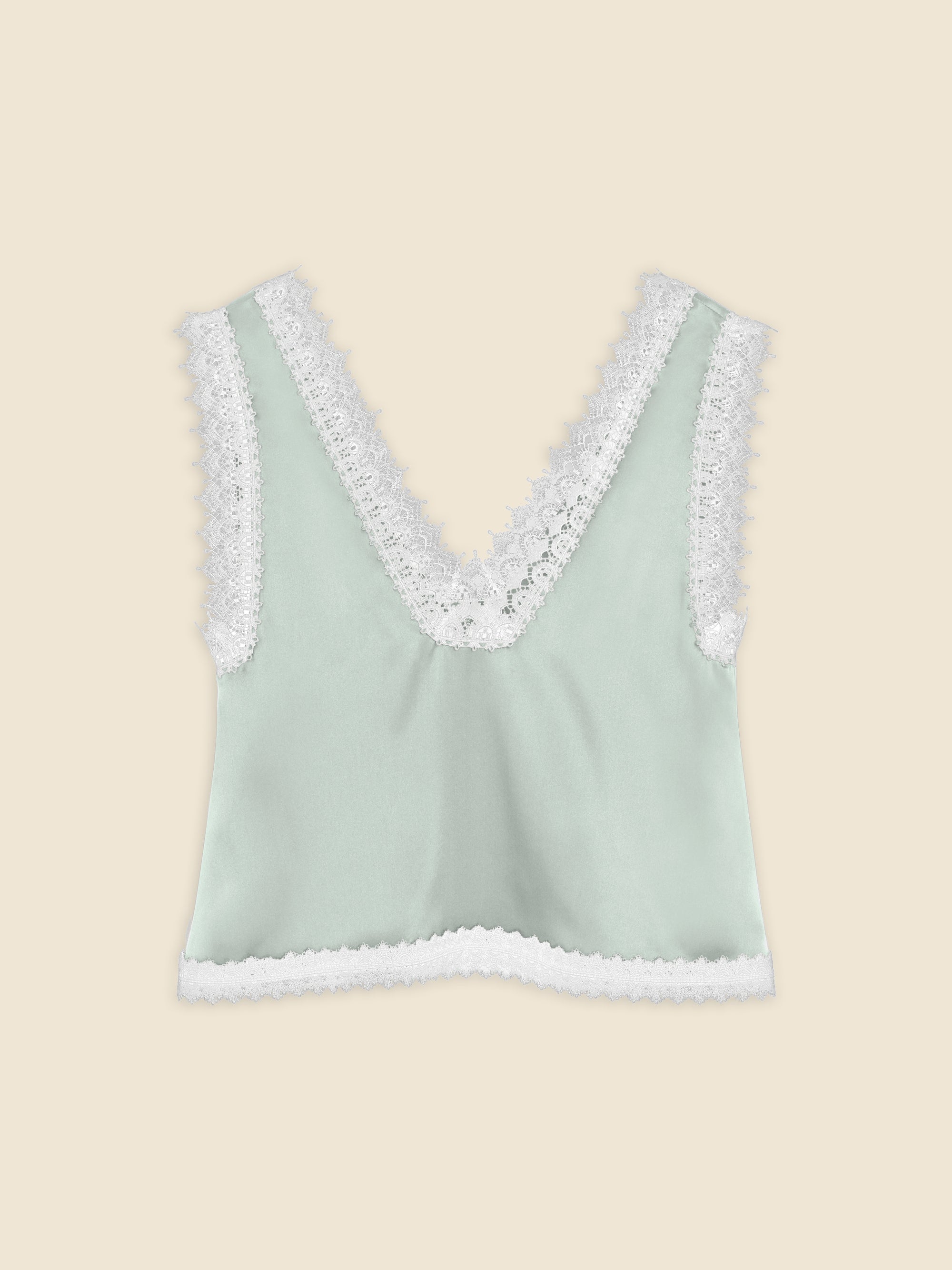 Blue / LACE CAMISOLE TOP