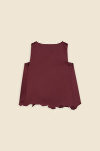 Burgundy / HEM CUT