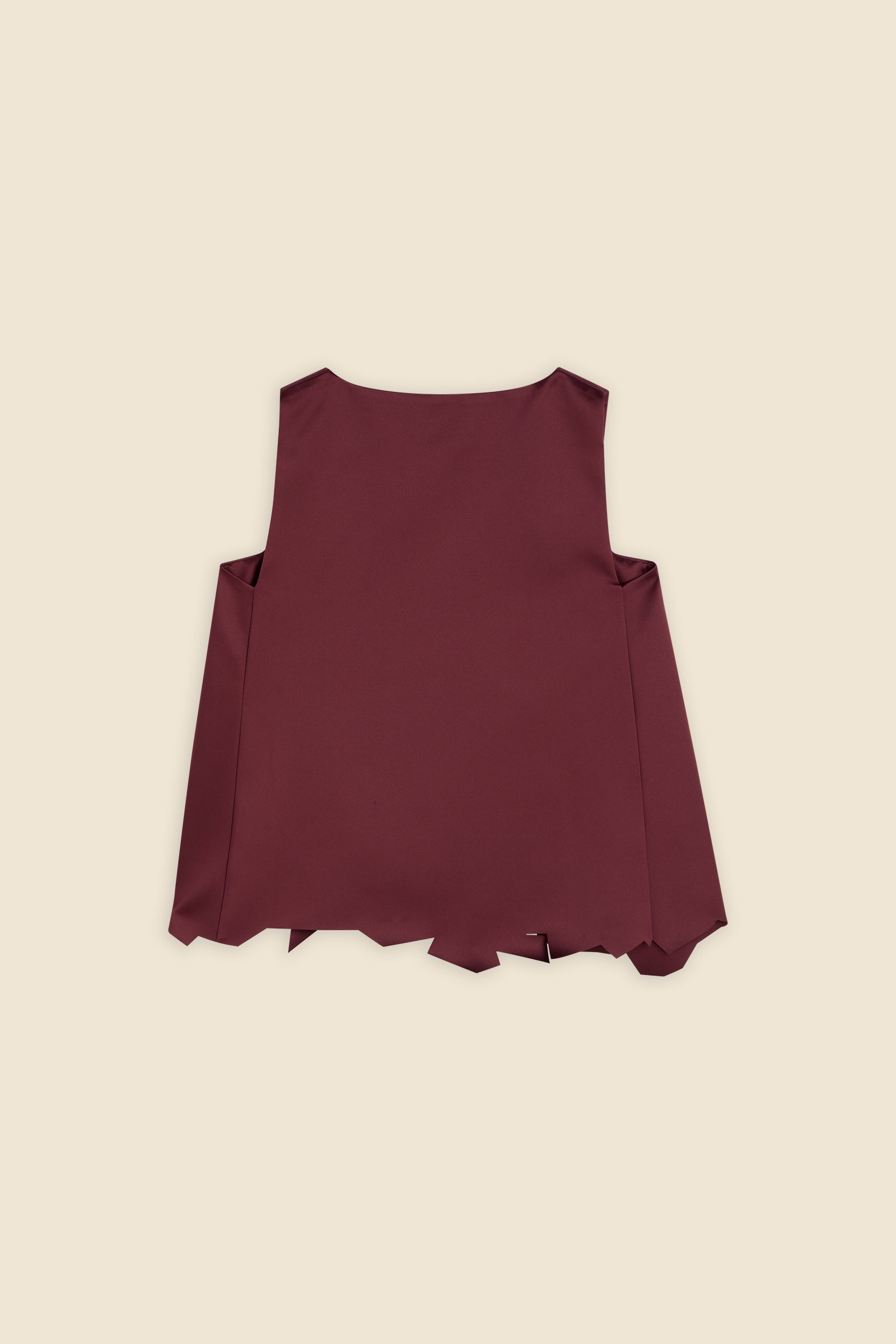 Burgundy / HEM CUT