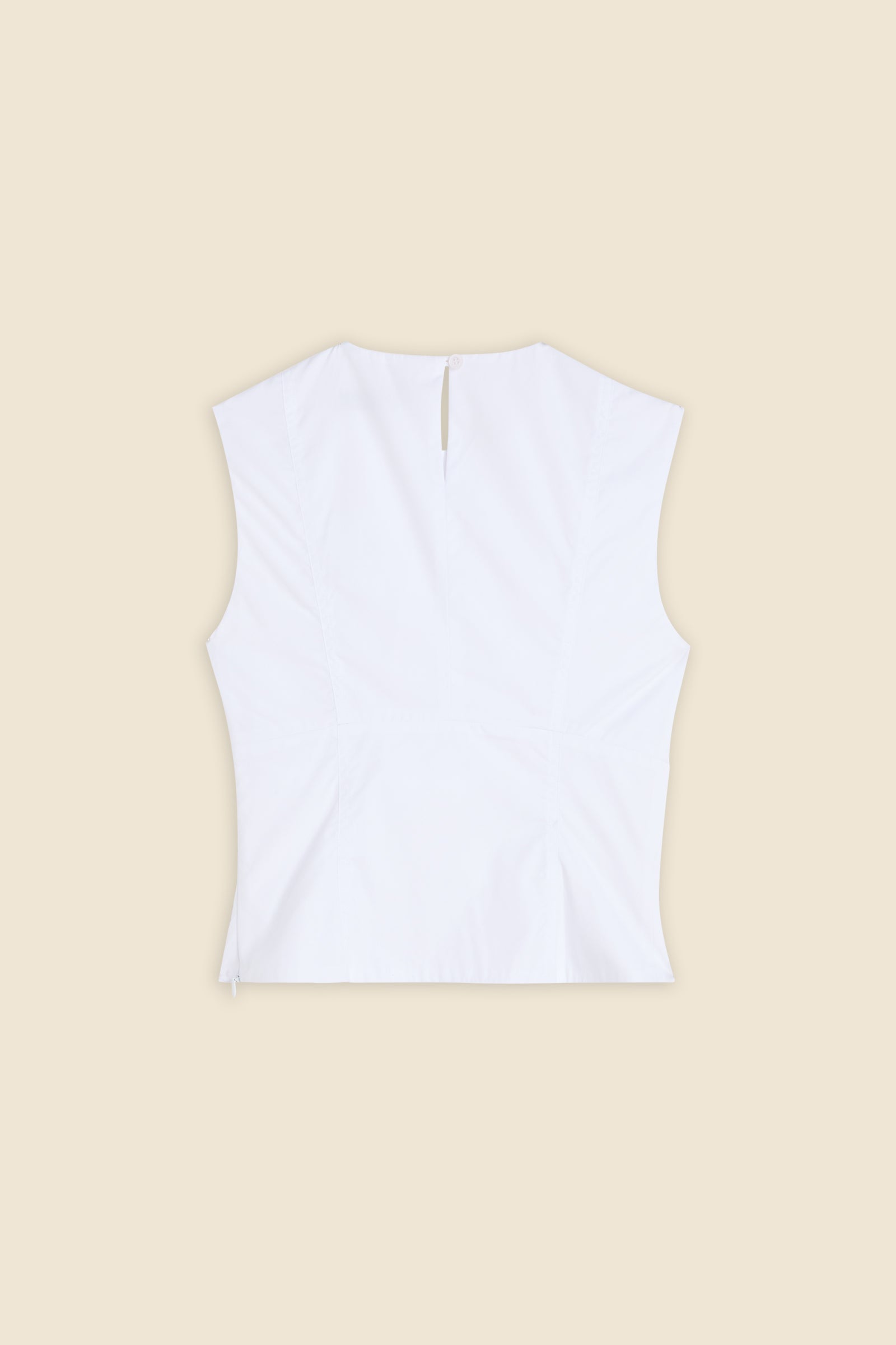 White / PLEATED BLOUSE