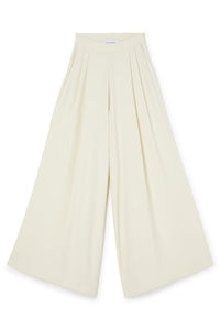 Beige / WIDE LEG TROUSERS