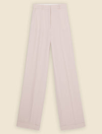 Pink / TAILORED CUFF TROUSERS