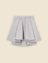 Silver / PADDED MINI SKIRT