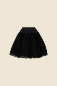 Black / DEGRADE MIDI SKIRT