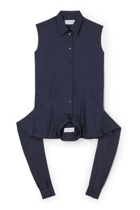 Navy / SHIRT DRESS