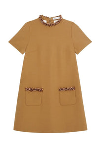 Brown / PEARL MINI DRESS