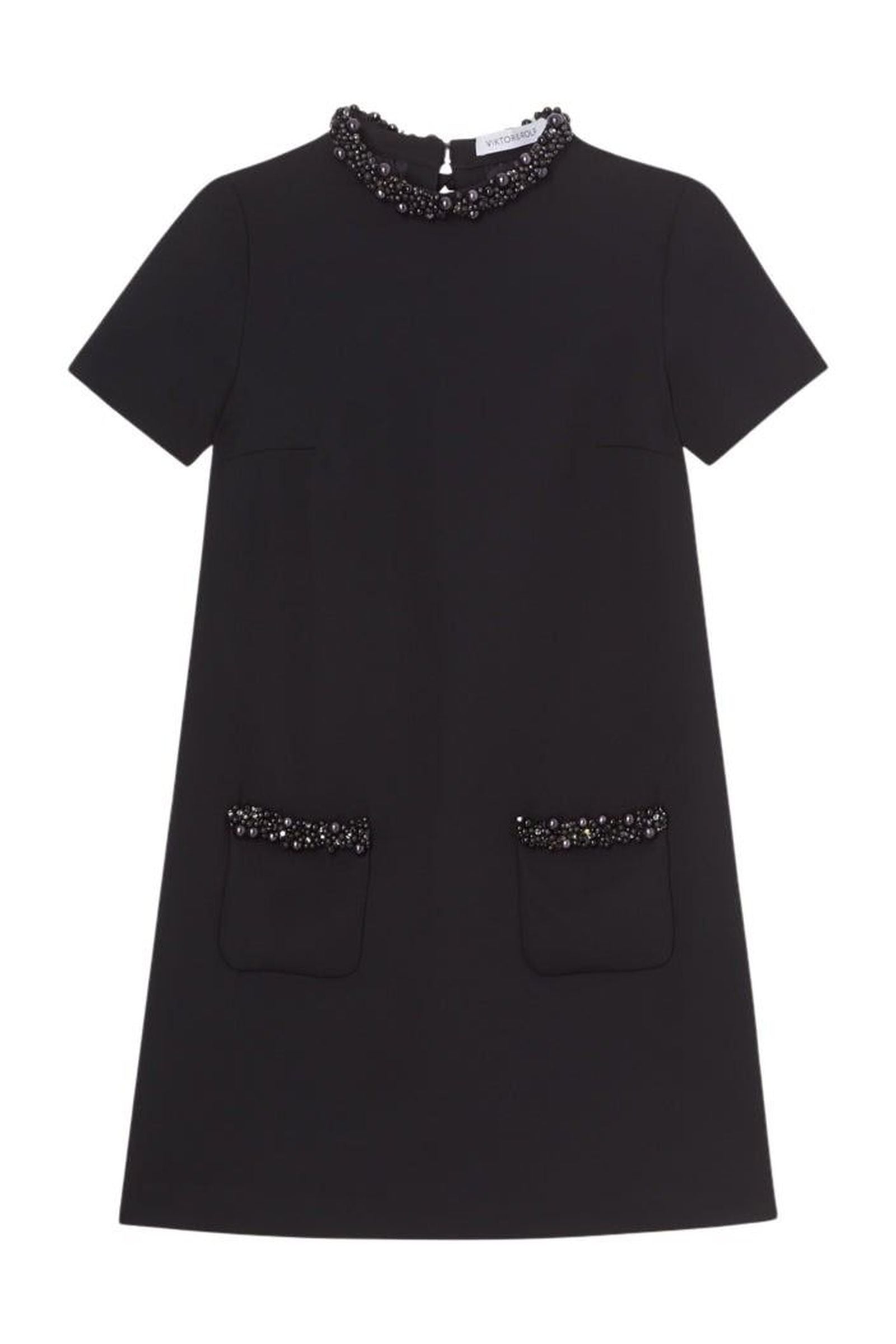 Black / PEARL MINI DRESS