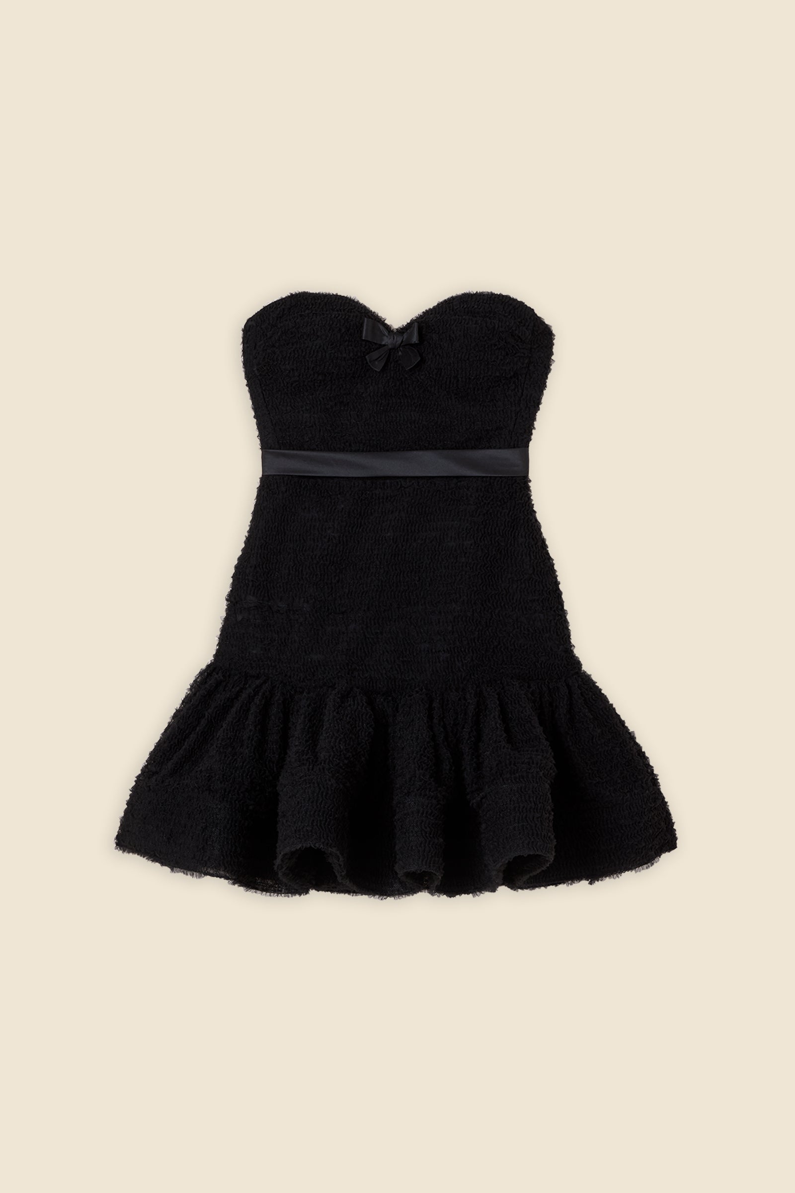 Black / DEGRADE TULLE DRESS