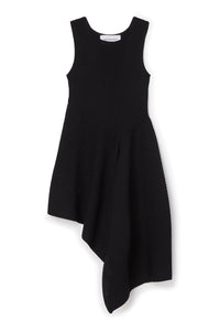 Black / VOLANT PEPLUM TOP