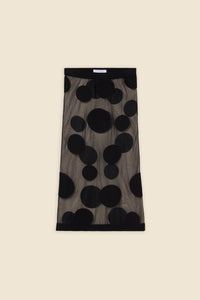 Black / POLKADOT SKIRT