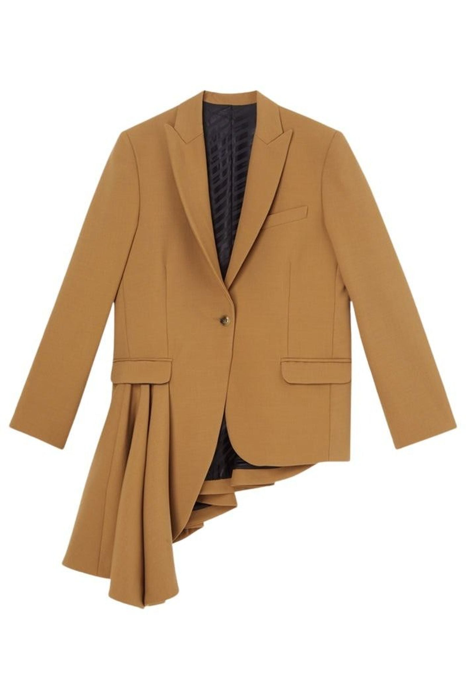 Brown / ASYMMETRIC BLAZER