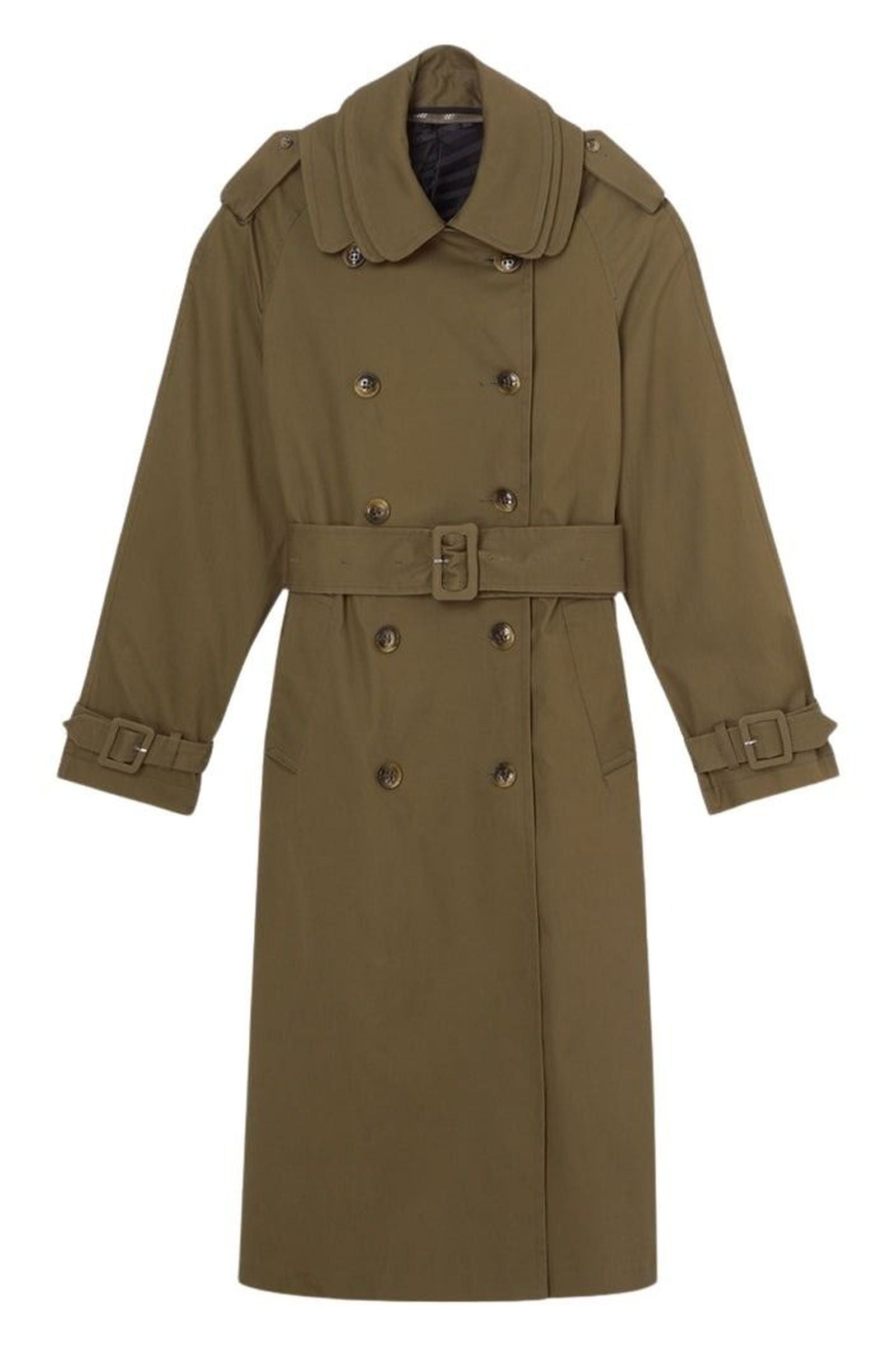 Khaki / MULTI LAYER TRENCHCOAT
