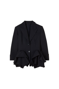 Black / TUCK UP BLAZER