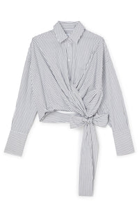 Grey / WRAP SHIRT
