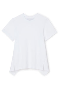 White / VOLANT BACK T-SHIRT