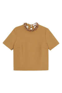 Brown / PEARL TOP