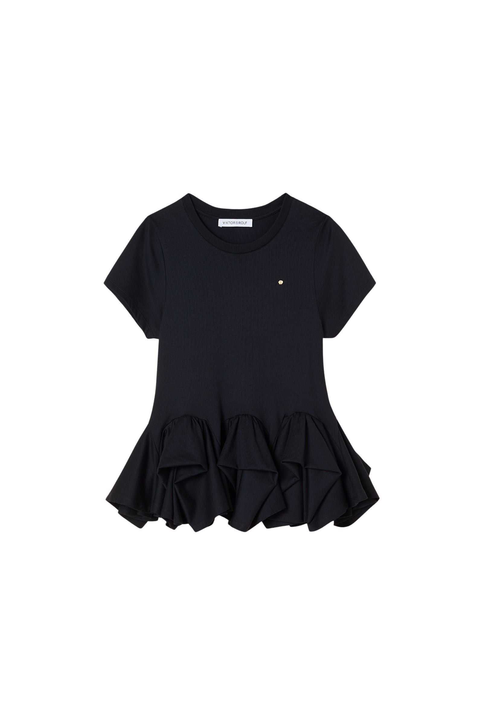 Black / TUCK UP T-SHIRT